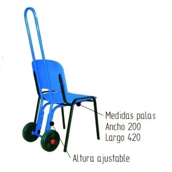 Carro porta sillas pequeño