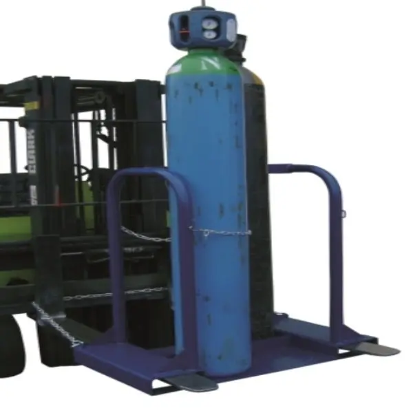 Implemento carretilla 4 botellas soldar