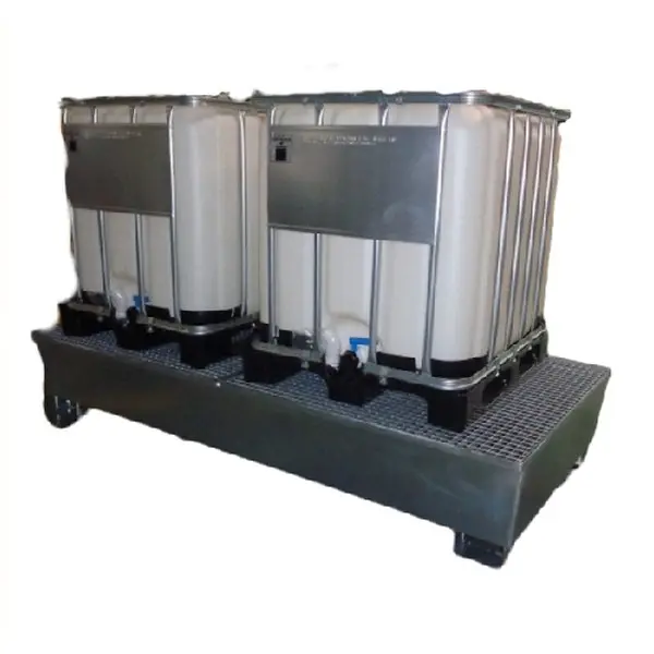Cubeta galvanizada 2 depósitos 1.000 litros