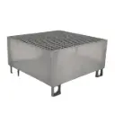 Cubeta galvanizada con rejilla 1 bidón