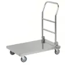 Carro inoxidable asa plegable, 100 kg