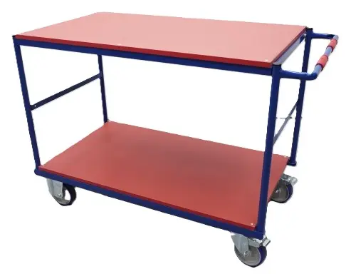 Mesa rodante 2 baldas 1210 x 710 mm