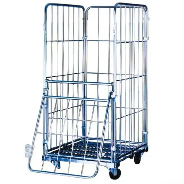 Roll container cerrado con ruedas