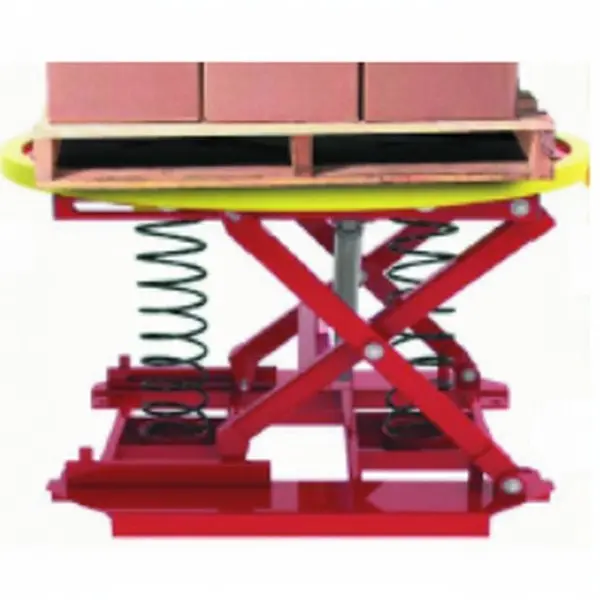 Mesa con muelles y base giratoria