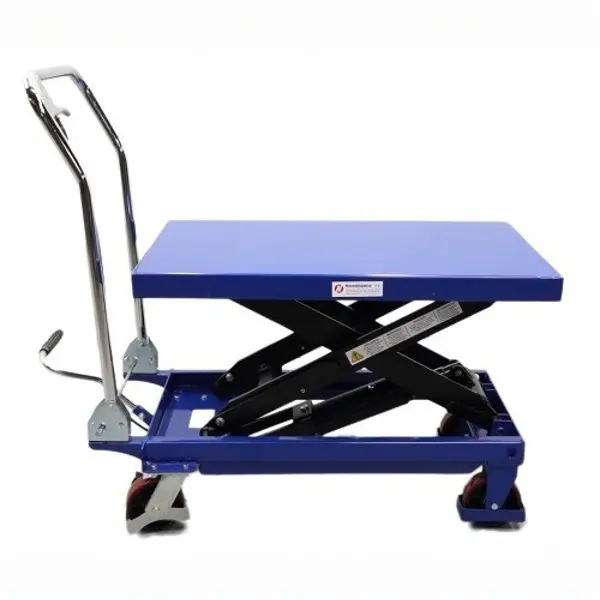 Mesa elevadora manual 1.000 kg y elevación a 980 mm