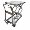 Mesa elevadora manual inox. 350 kg