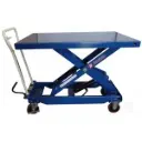 Mesa elevadora manual 1.000 kg y elevación a 1225 mm