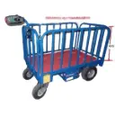 Plataforma eléctrica de transporte 400 kg con barandillas