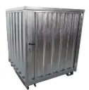 Caseta galvanizada 4 bidones