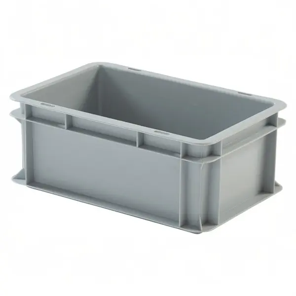 Caja de plástico apilable Norma Europa 300x200x120h