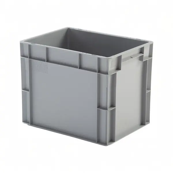 Caja de plástico apilable Norma Europa 400x300x320h