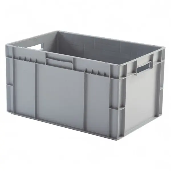 Caja de plástico apilable Norma Europa 600x400x320h