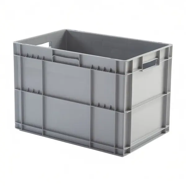 Caja de plástico apilable Norma Europa 600x400x410h