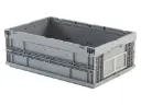 Caja de plástico plegable y apilable Norma Europa 594x396x214h. Pack de 10 unidades