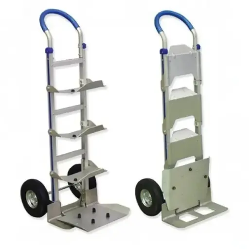 [N2186] Carro aluminio 5 botellas