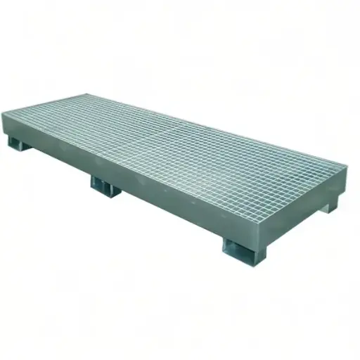 [N3033-GR] Cubeta galvanizada 4 bidones