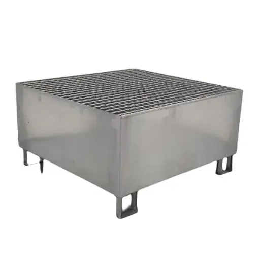 [N3047-GRJ] Cubeta galvanizada con rejilla 1 bidón