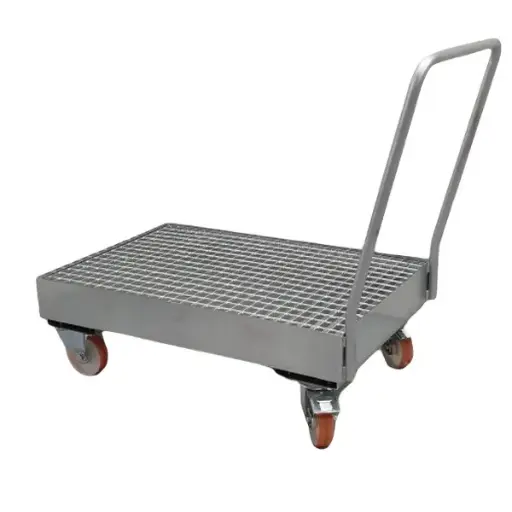 [N3051-CR] Carro con cubeta con rejilla