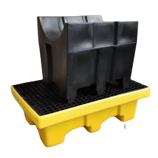 [N3070-S] Estanteria con cubeta para 1 bidón 216 litros