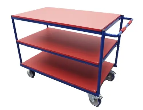 [N6084-L] Mesa rodante 3 baldas 1210 x 710 mm