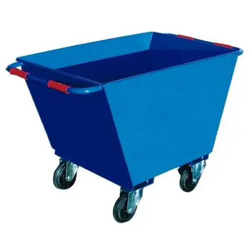 [N9532] Vagoneta construcción ruedas goma maciza