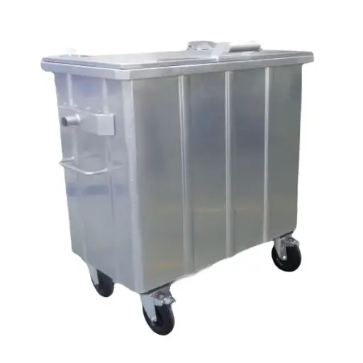 [N9823-G] Contenedor basura 800 lts galvanizado