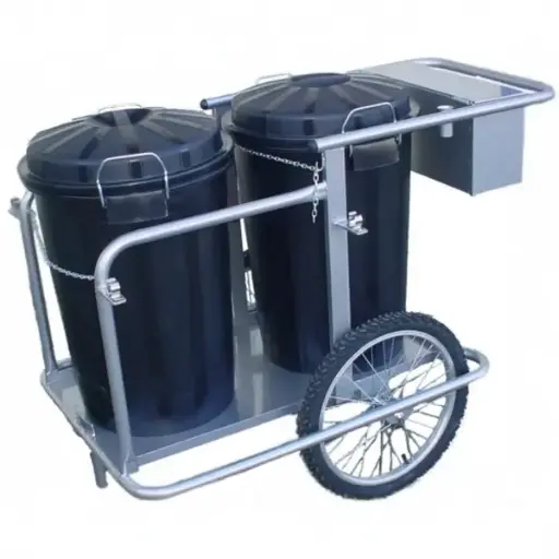 [N9830] Carro barrendero 2 cubos