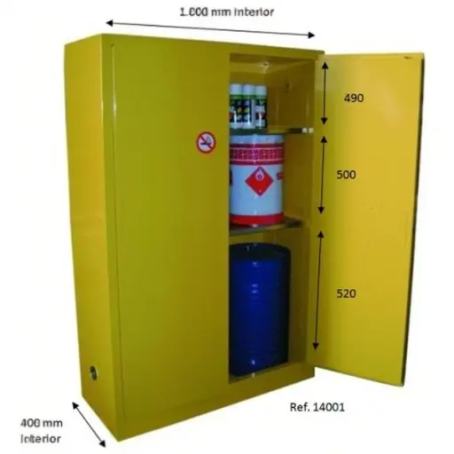 [N14009] Armario seguridad 790 x 790 x 1.651 mm