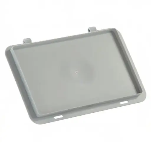[PLEU-32TGR] Tapa de plástico con bisagras integradas para cajas 300x200 | Dim.: 300x200x22h mm.
