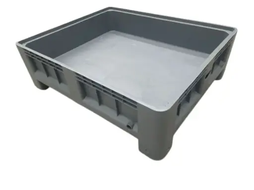 [D704P4A0] Contenedor de plástico cerrado 1200 x 1000 x 360 mm. 5 unidades