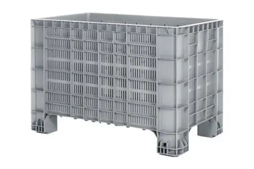 [D617] Contenedor de plástico enrejillado 1000 x 600 x 650 mm. 6 unidades